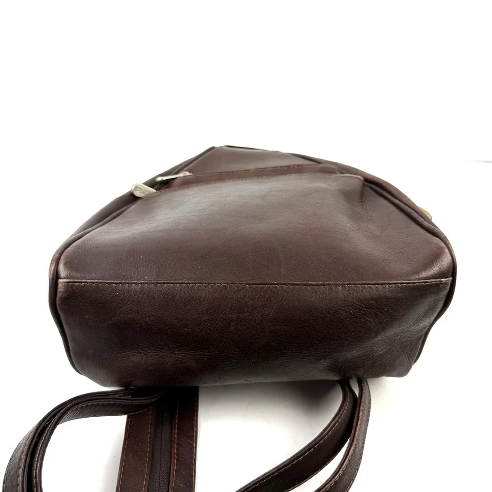 Piel Vintage Backpack Brown Leather Convertible Shoulder Bag Made‎ In Colombia